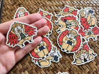 Image 3 of "Silly Hawks" Stickers