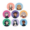 The Owl House Character Buttons