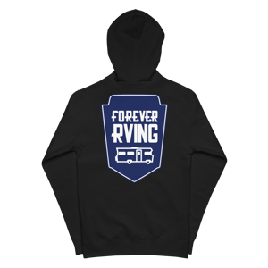 Image of Forever RVing Unisex Zip Up Hoodie