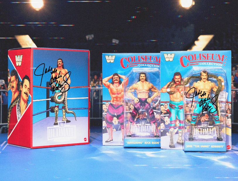 SIGNED Ultimate Edition Jake Roberts and Rick Rude 2-Pack ...