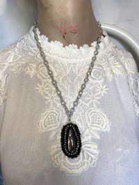 Image 3 of Hand Beaded Labradorite Necklace By Ugly Shyla