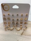 Fashion Earrings - 12 pairs