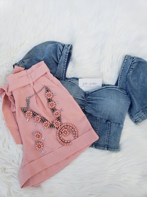 Image of Renee Linen Shorts 