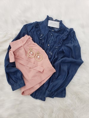 Image of Renee Linen Shorts 