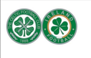 Celtic / Ireland friendship badge 