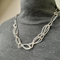 Image 2 of Silver fish necklace