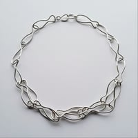 Image 1 of Silver fish necklace