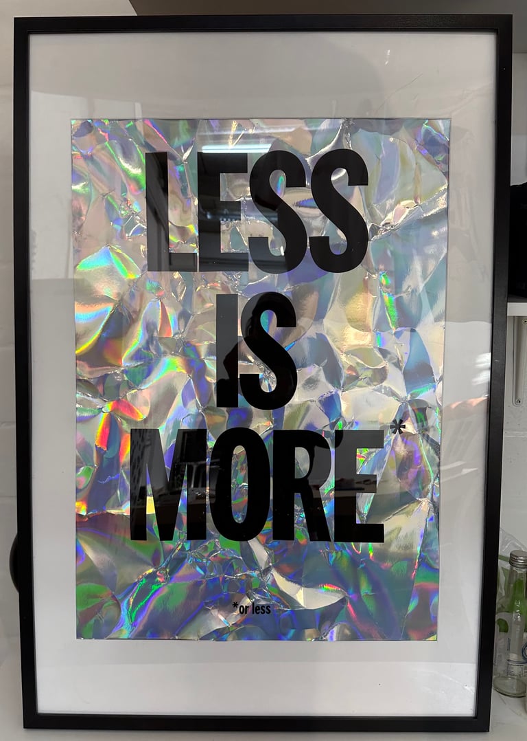 Less is More Image 2