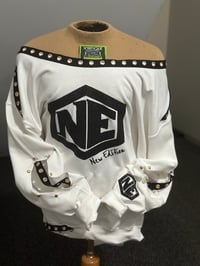 Image 1 of NE White Custom Sweatshirt