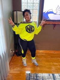 Image 2 of Neon Green NE Sweatshirt