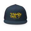 W/D Script Trucker (navy)