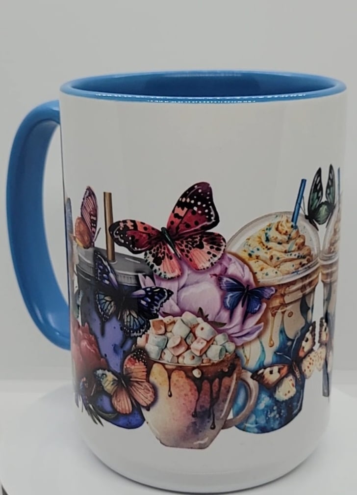 Image of Blue Aesthetic Coffee Mug