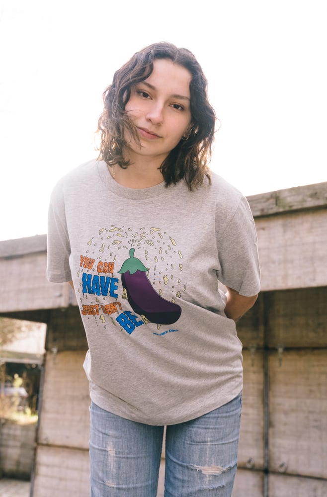 Image of LAST ITEMS - DIRK. - 'Just Don't Be A Dick' T-Shirt x support LEDA Collective (Heather Gray)