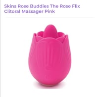 Skins Rose Buddies The Rose Flix Clitoral Massager Pink