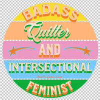 Image 3 of Intersectional Feminist Quilter Mug - Glossy Black 