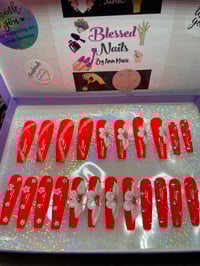 Image 1 of  VALENTINO BRAND  22 PC CORAL / FLOWER  READY TO GO BOX 