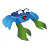 BOUNCING BUDDY 'BILLY THE CRAB' {Small Blue/Green}