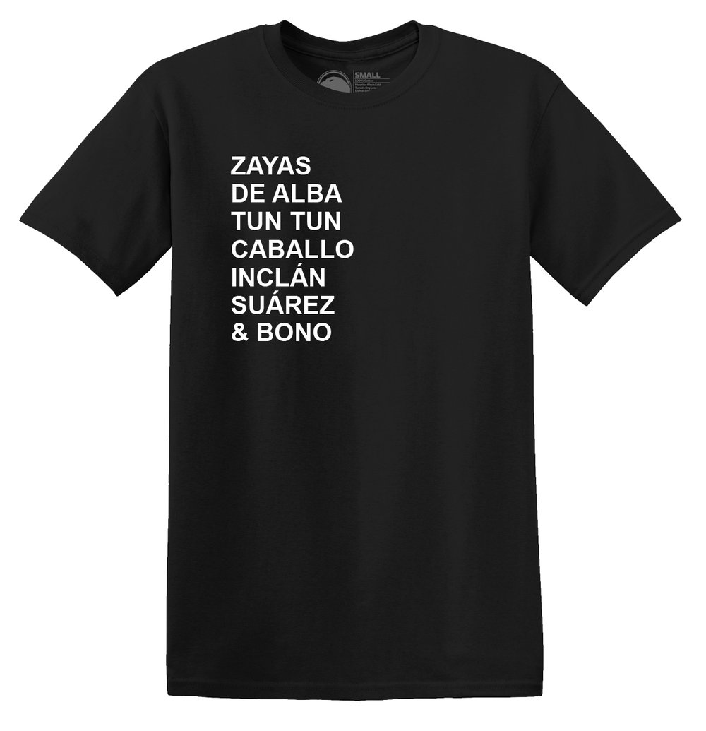 Comendiantes Black T-Shirt