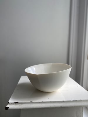 Cream Porcelain Poppy Bowl D