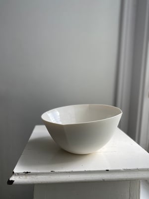 Cream Porcelain Poppy Bowl D