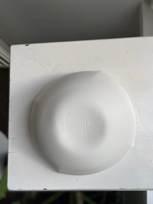 Cream Porcelain Poppy bowl E