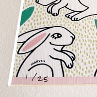 Image 2 of LIMITED RUN - BUNNY FIELDS PRINT