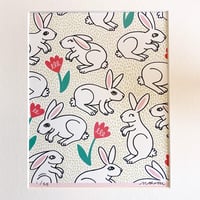 Image 4 of LIMITED RUN - BUNNY FIELDS PRINT