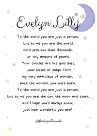 To me you are the world 