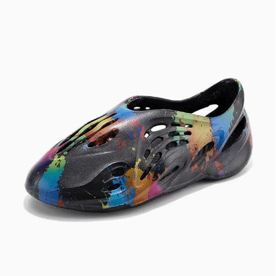 Image of Graffiti Unisex Foam SlidesTrendy Clogs