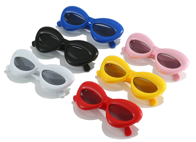 Image of Inflated Cat Eye Sunglasses