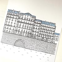 Image 3 of Handprinted illustration "Paris Cité" A4