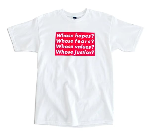 Image of Barbara Kruger X Volcom Tees White Version