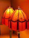 Sunset Luxury Victorian Lampshades - Pair