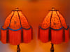 Sunset Luxury Victorian Lampshades - Pair