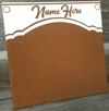 Corkboard, Bulletin Board, Customized, Decorative & Personalized, 14" x 14" x 3/4" in. Hand Painted