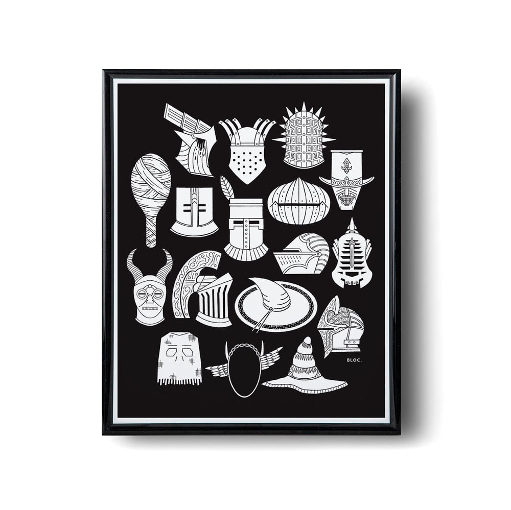 Help or Hinder - Black Giclee Print