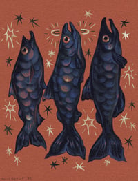 Image 1 of pisces salmon print