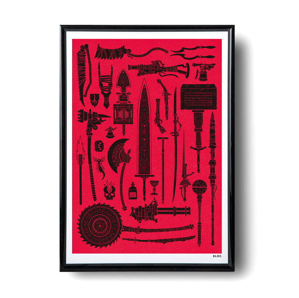 Tools of the Hunt - A4 Giclee Print
