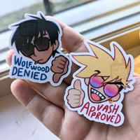 Image 3 of Trigun approved/denied etc Stickers