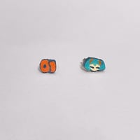 miku stud earrings