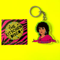 Last One!  Shirley Valentine 100% Recycled Acrylic Keyring