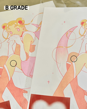Sailor Moon - 11" x 14" Risograph Print