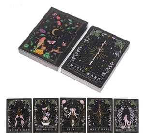 Moon Witch Oracle Cards 42 PCS Tarot Deck English Version Divination