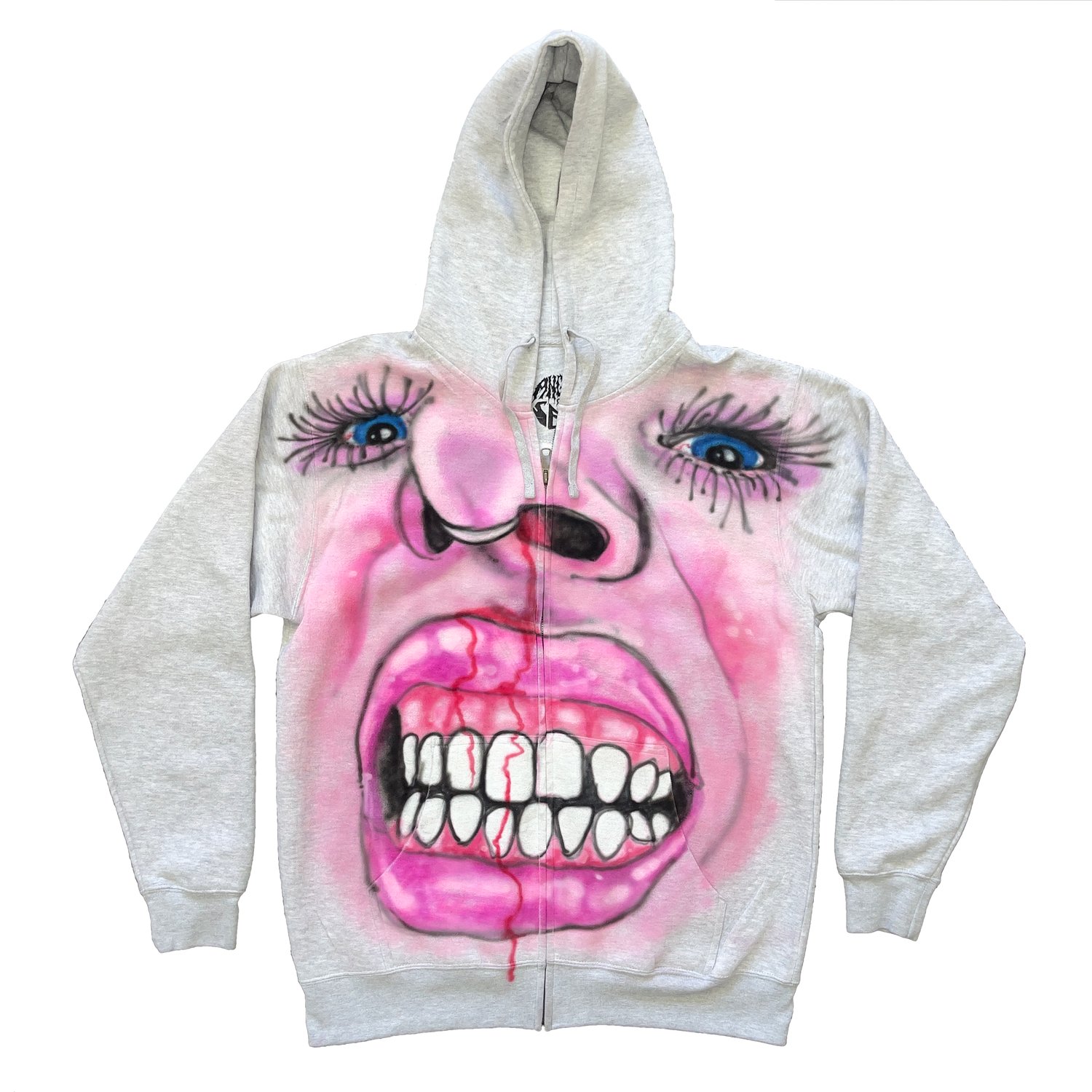 1/1 airbrushed hoodie