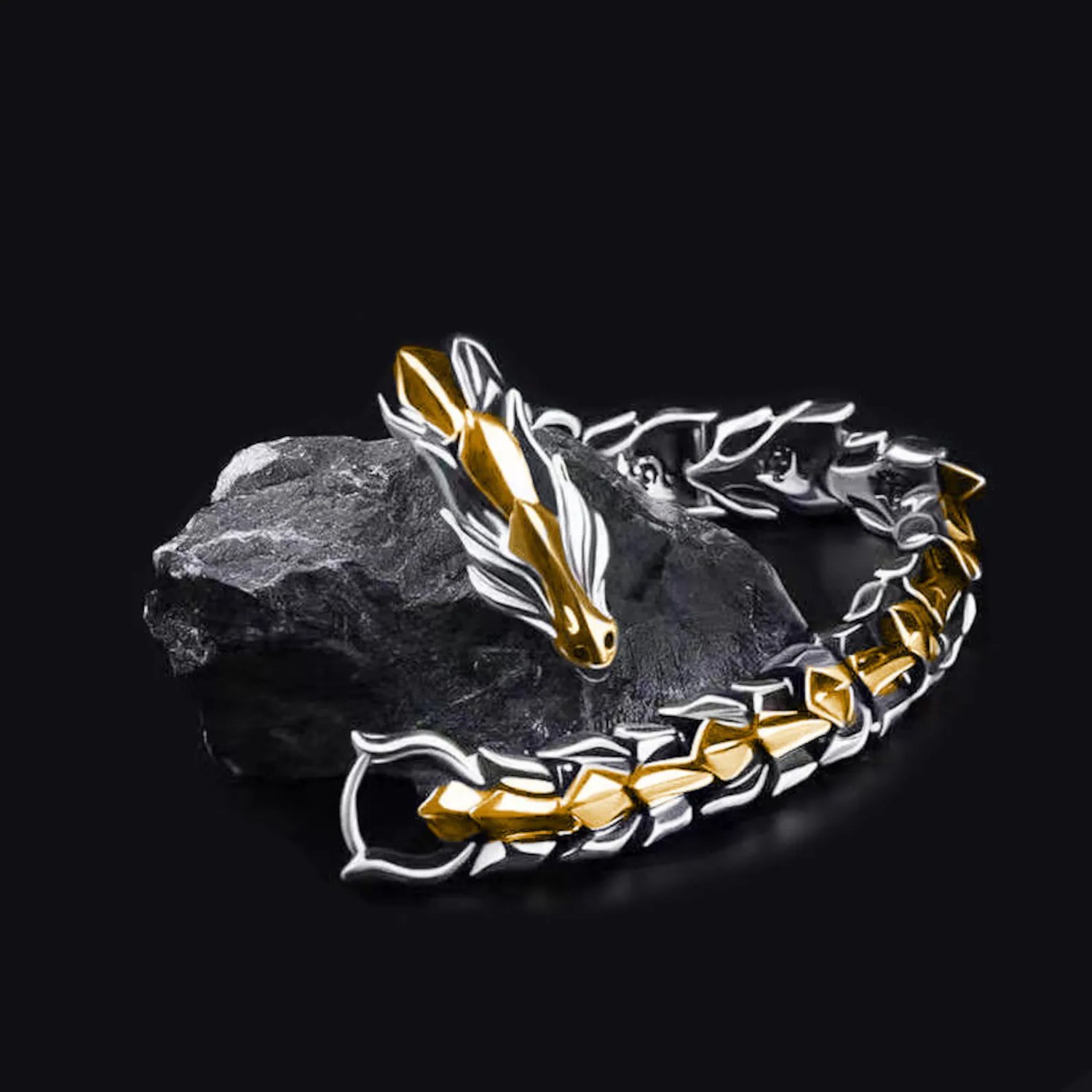 Dragon 925 Sterling Silver Plated Bracelet