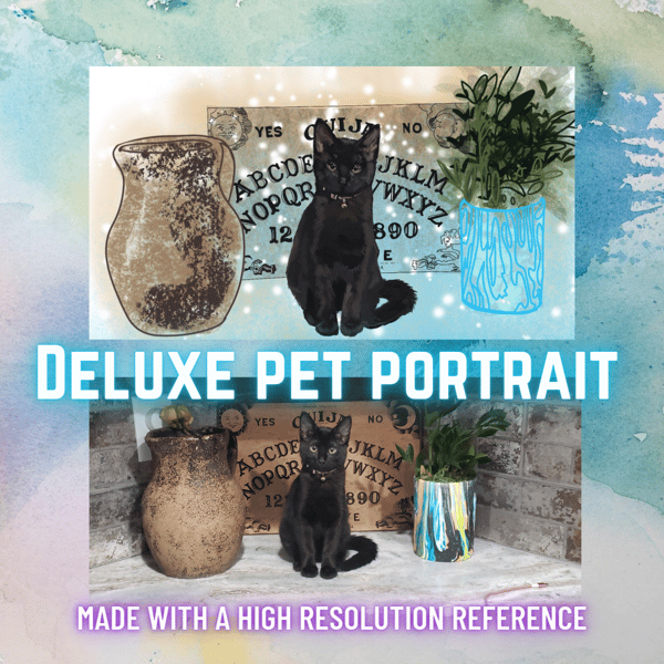 Image of Deluxe Pet Portrait 