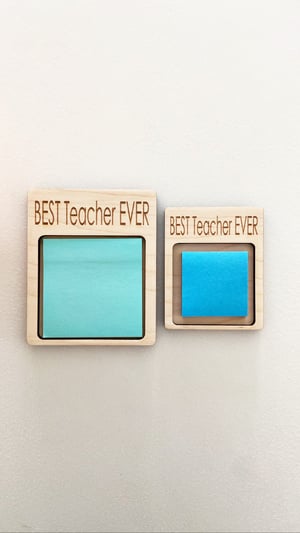 Image of Personalized Post-It-Note holder