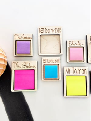 Image of Personalized Post-It-Note holder 