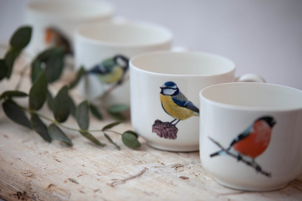 Image of Kopp med blåmeis