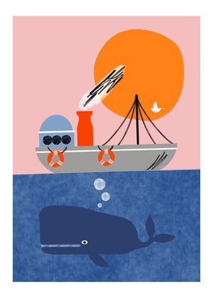 Whale Print